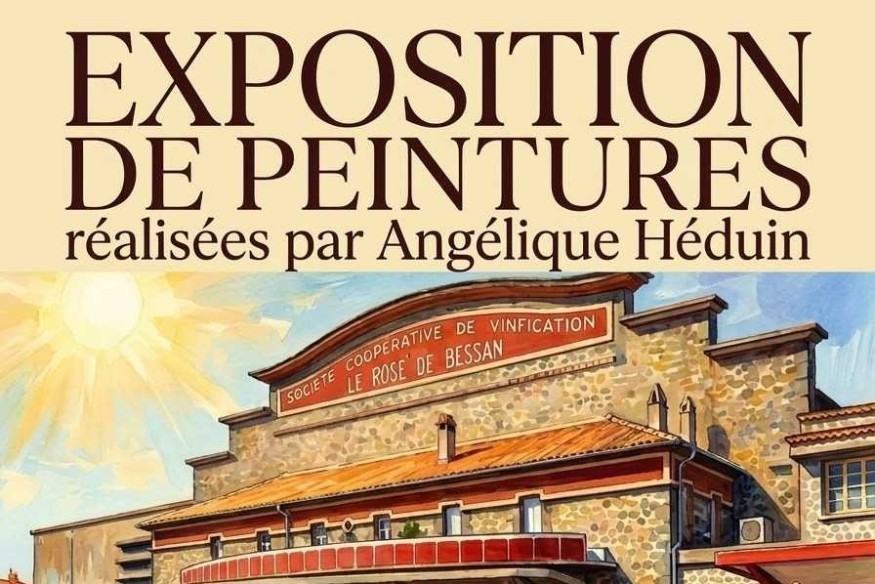 BESSAN Angélique HEDUIN expose à la Cave Coopérative