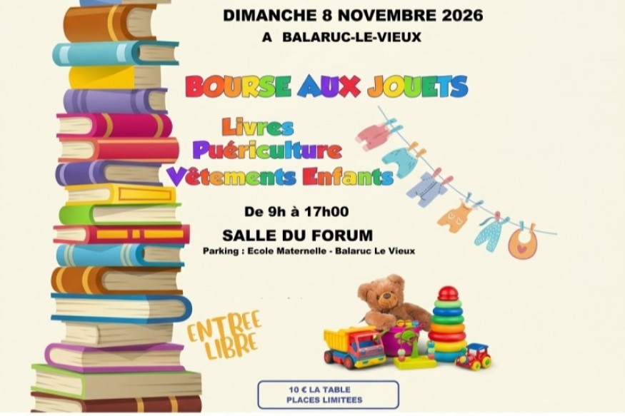 BALARUC LE VIEUX Bourse aux Jouets!